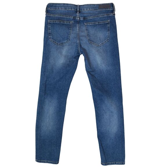 Calvin Klein Jeans Women 8 High Rise Slim Boyfriend Medium Wash Stretch Denim - Picture 2 of 10